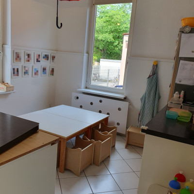 Unser Esstisch in der Küche